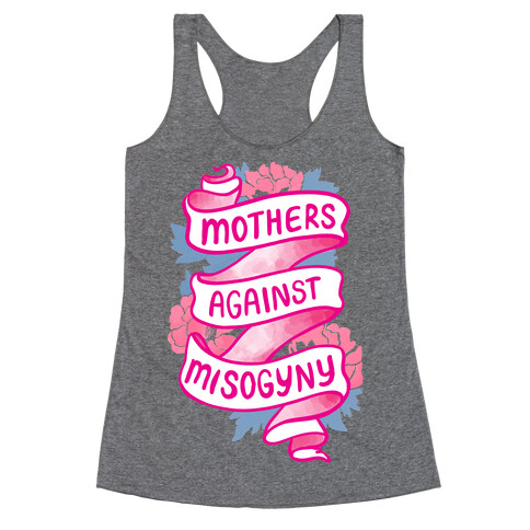 Mothers Against Misogyny Racerback Tank Top