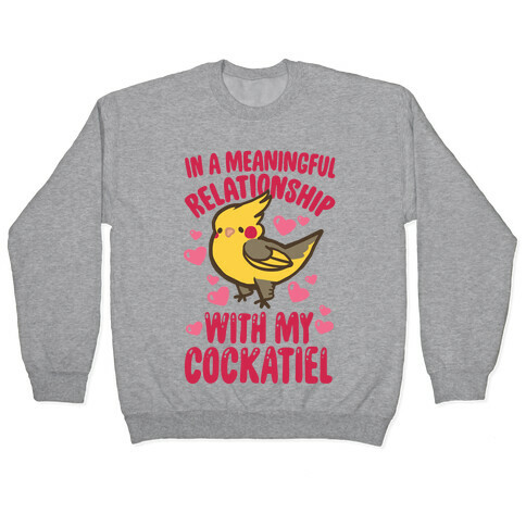 In A Meaningful Relationship With My Cockatiel Pullover