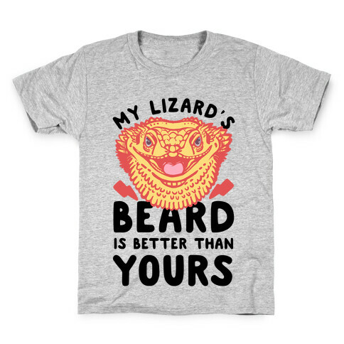 My Lizard's Beard is Better Than Yours Kids T-Shirt