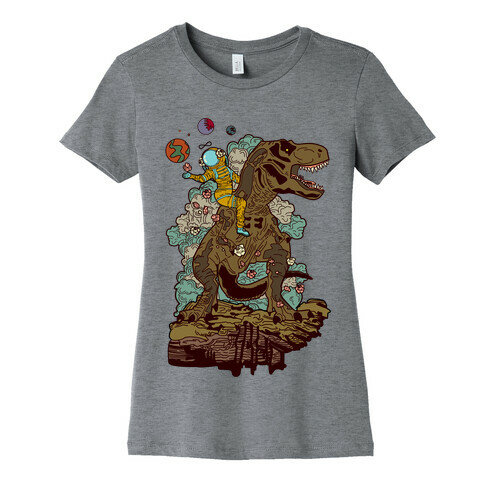 Dinosaur Strength Tarot Womens T-Shirt