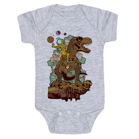 Dinosaur Strength Tarot Baby One-Piece