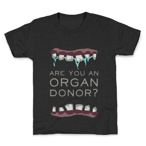Zombie Organ Donor Kids T-Shirt
