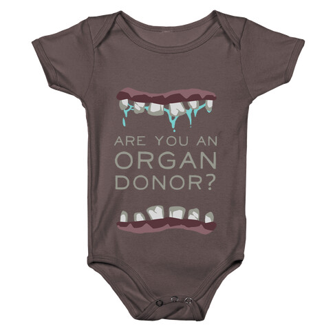 Zombie Organ Donor Baby One-Piece