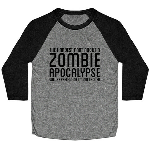 Zombie Baseball Tee