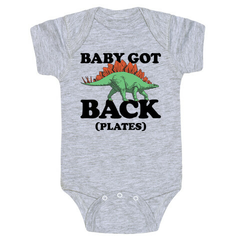 Baby Got Back Plates Baby One-Piece