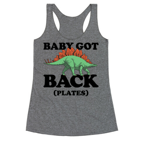 Baby Got Back Plates Racerback Tank Top