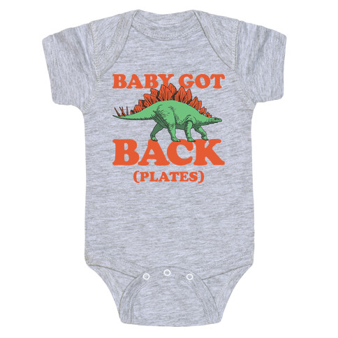 Baby Got Back Plates Baby One-Piece