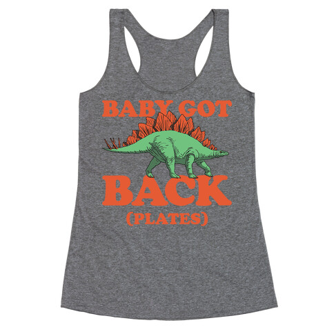 Baby Got Back Plates Racerback Tank Top