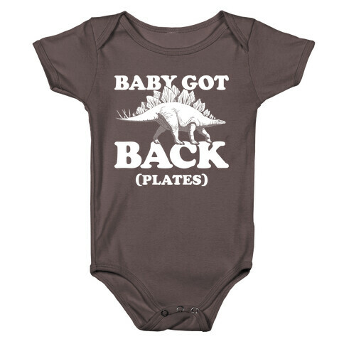 Baby Got Back Plates Baby One-Piece