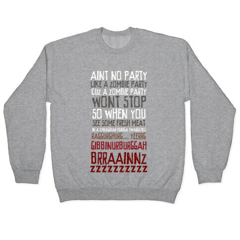 Zombie Party Pullover