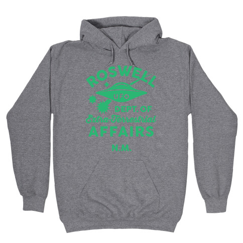 Roswell Department Of Extra-Terrestrial Affairs Hooded Sweatshirt