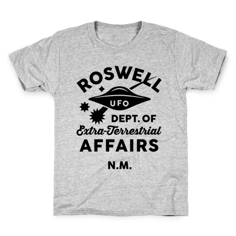 Roswell Department Of Extra-Terrestrial Affairs Kids T-Shirt