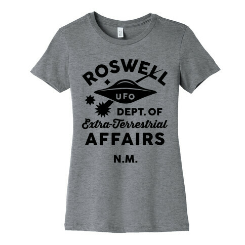 Roswell Department Of Extra-Terrestrial Affairs Womens T-Shirt