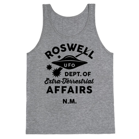 Roswell Department Of Extra-Terrestrial Affairs Tank Top