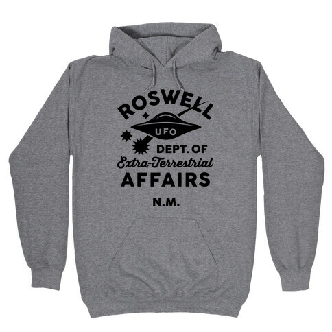 Roswell Department Of Extra-Terrestrial Affairs Hooded Sweatshirt
