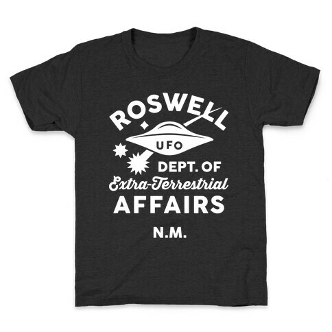 Roswell Department Of Extra-Terrestrial Affairs Kids T-Shirt