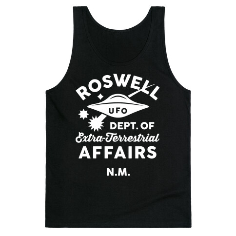 Roswell Department Of Extra-Terrestrial Affairs Tank Top