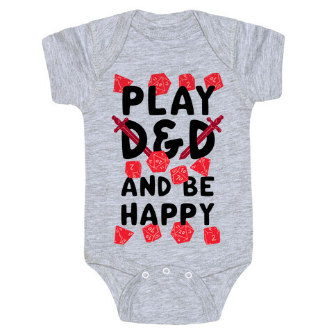 Play D&D And Be Happy Baby One-Piece