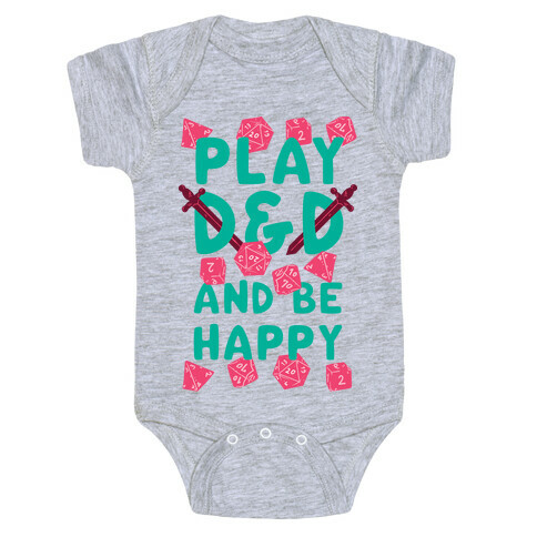 Play D&D And Be Happy Baby One-Piece