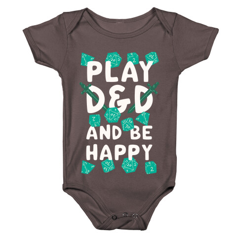 Play D&D And Be Happy Baby One-Piece