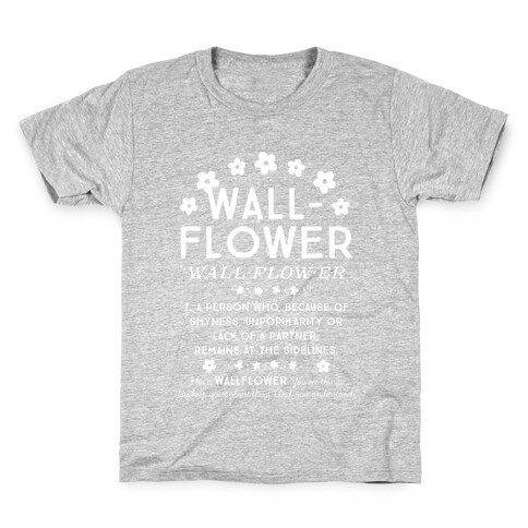 Definition of a Wallflower Kids T-Shirt