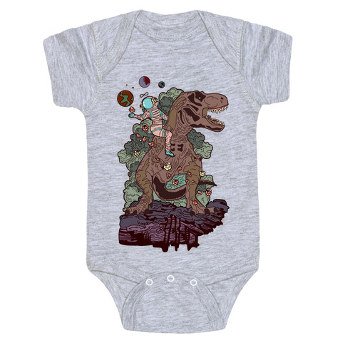 Dinosaur Strength Tarot Baby One-Piece