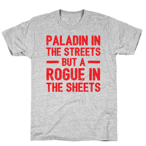 Paladin In The Streets But A Rogue In The Sheets T-Shirt