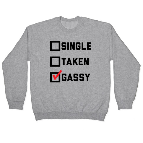 Single Taken Gassy Pullover