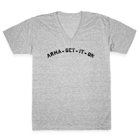 ARMA-GET-IT-ON V-Neck Tee Shirt