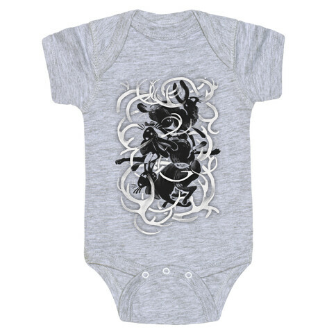 Jackalope In The Woods Baby One-Piece