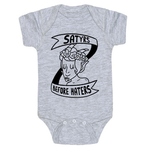 Satyrs Before Haters Baby One-Piece