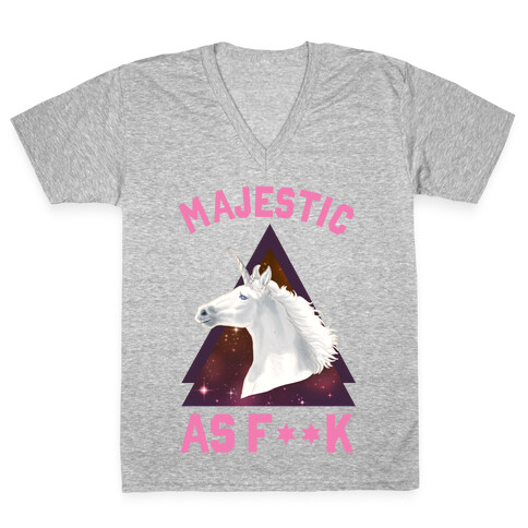 Majestic as F*** V-Neck Tee Shirt