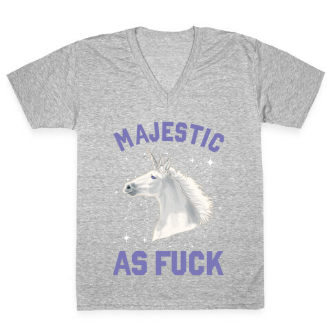 Majestic as F*** V-Neck Tee Shirt