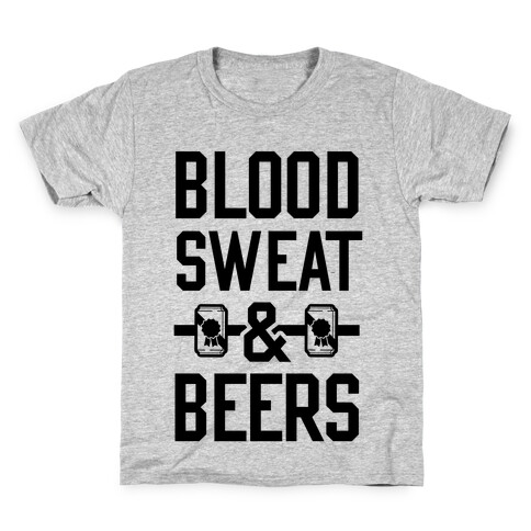 Blood Sweat & Beers Kids T-Shirt