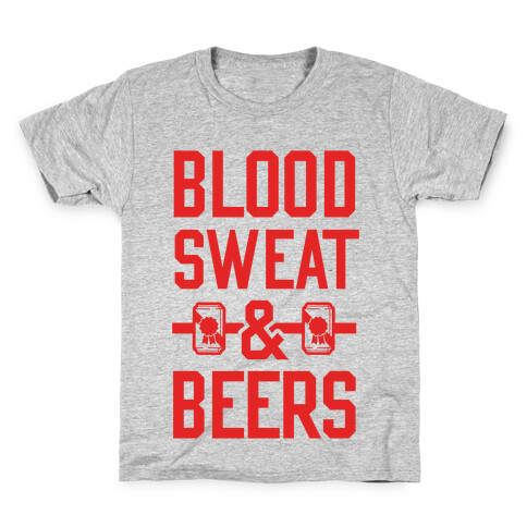 Blood Sweat & Beers Kids T-Shirt