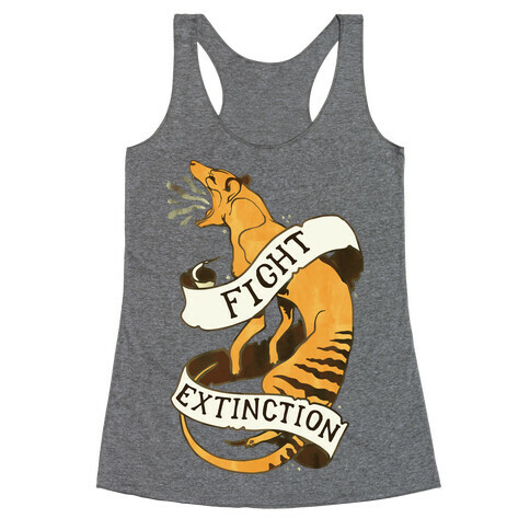 Fight Extinction Racerback Tank Top