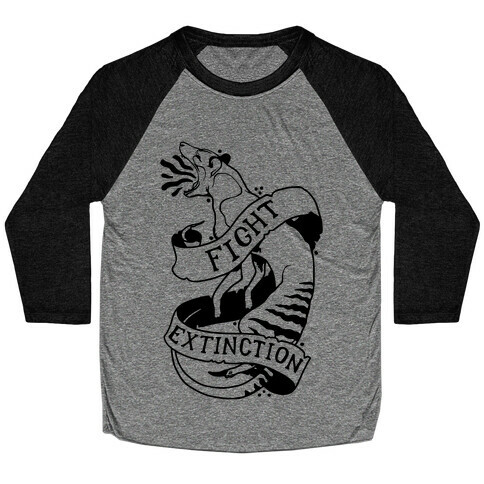 Fight Extinction Baseball Tee