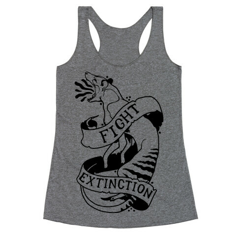 Fight Extinction Racerback Tank Top