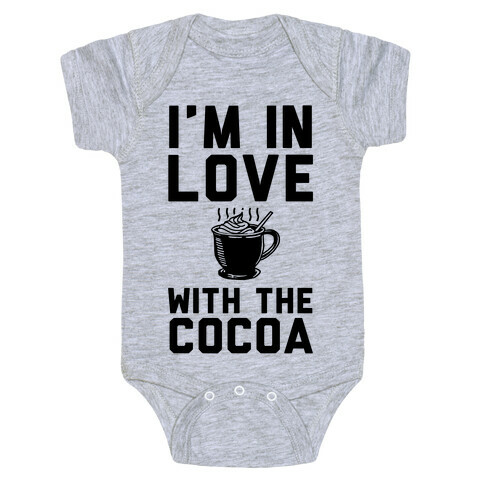 I'm in Love with the Cocoa (hot chocolate) Baby One-Piece