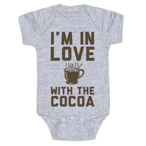 I'm in Love with the Cocoa (hot chocolate) Baby One-Piece