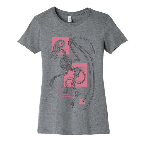 Jersey Devil Skeleton Womens T-Shirt