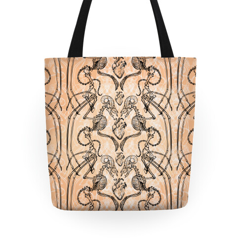 Jersey Devil Skeleton Tote