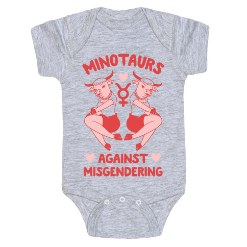 Minotaurs Against Misgendering Baby One-Piece