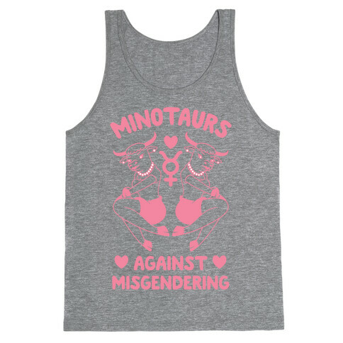 Minotaurs Against Misgendering Tank Top