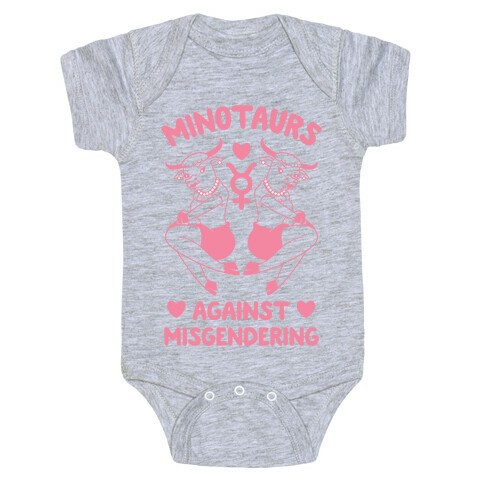 Minotaurs Against Misgendering Baby One-Piece