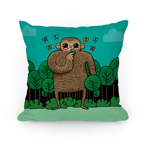 Baby Bigfoot Pillow