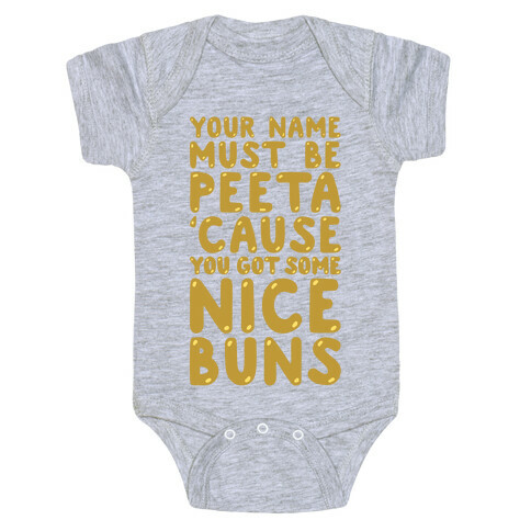 Peeta Buns Baby One-Piece