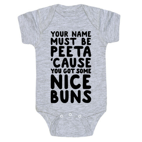 Peeta Buns Baby One-Piece