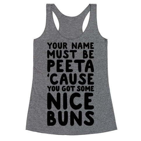 Peeta Buns Racerback Tank Top