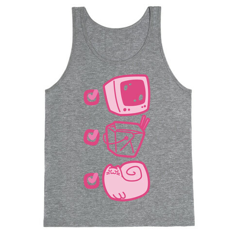 Tv Takeout Cat Tank Top